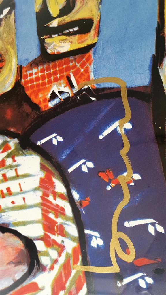 Herman Brood: zeefdruk, Alfa Brood Typo's kopen? Bied vanaf 300!