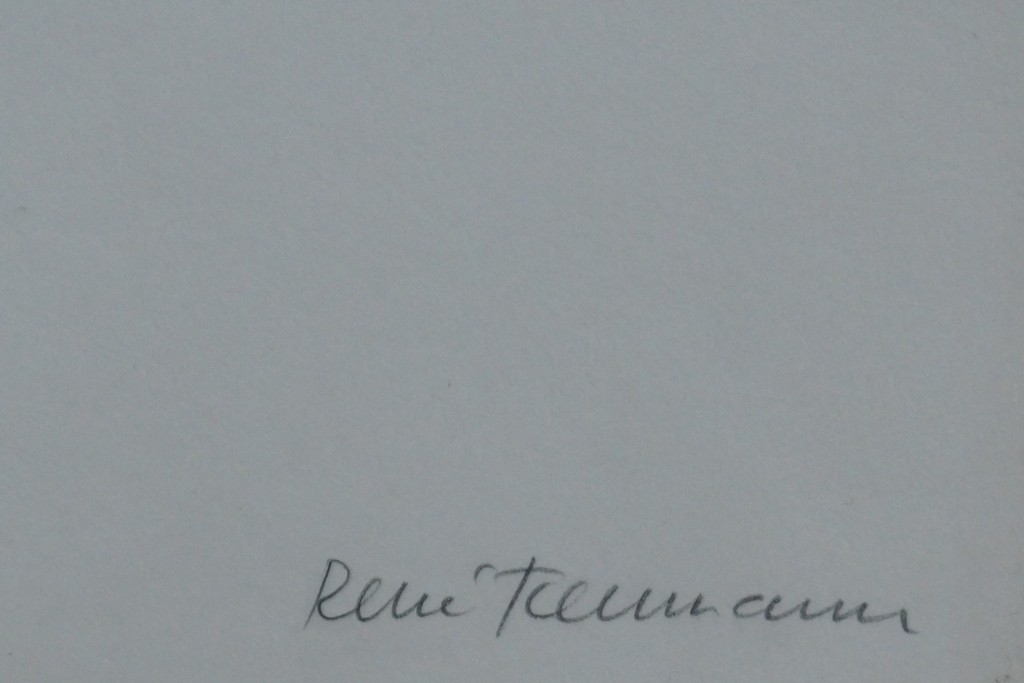 Rene Treumann - gesigneerde typografie kopen? Bied vanaf 10!