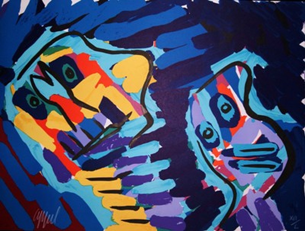 Karel Appel litho moving in the night verkocht voor € 400!