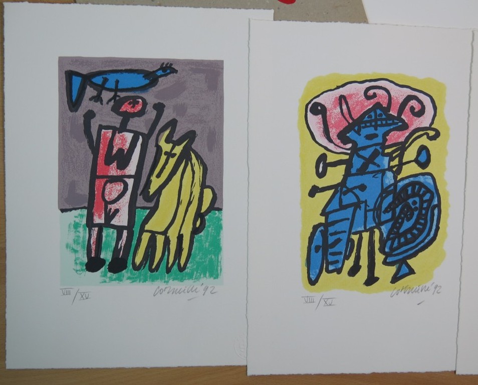 Corneille: 3x Zeefdruk, Portfolio Trois images d'un ete kopen? Bied vanaf 300!