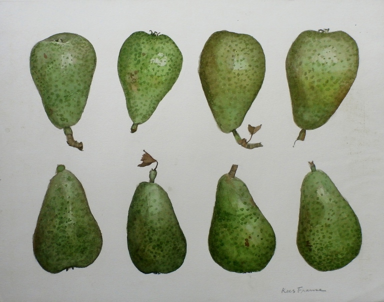 Kees Franse - Aquarel - Peren kopen? Bied vanaf 95!