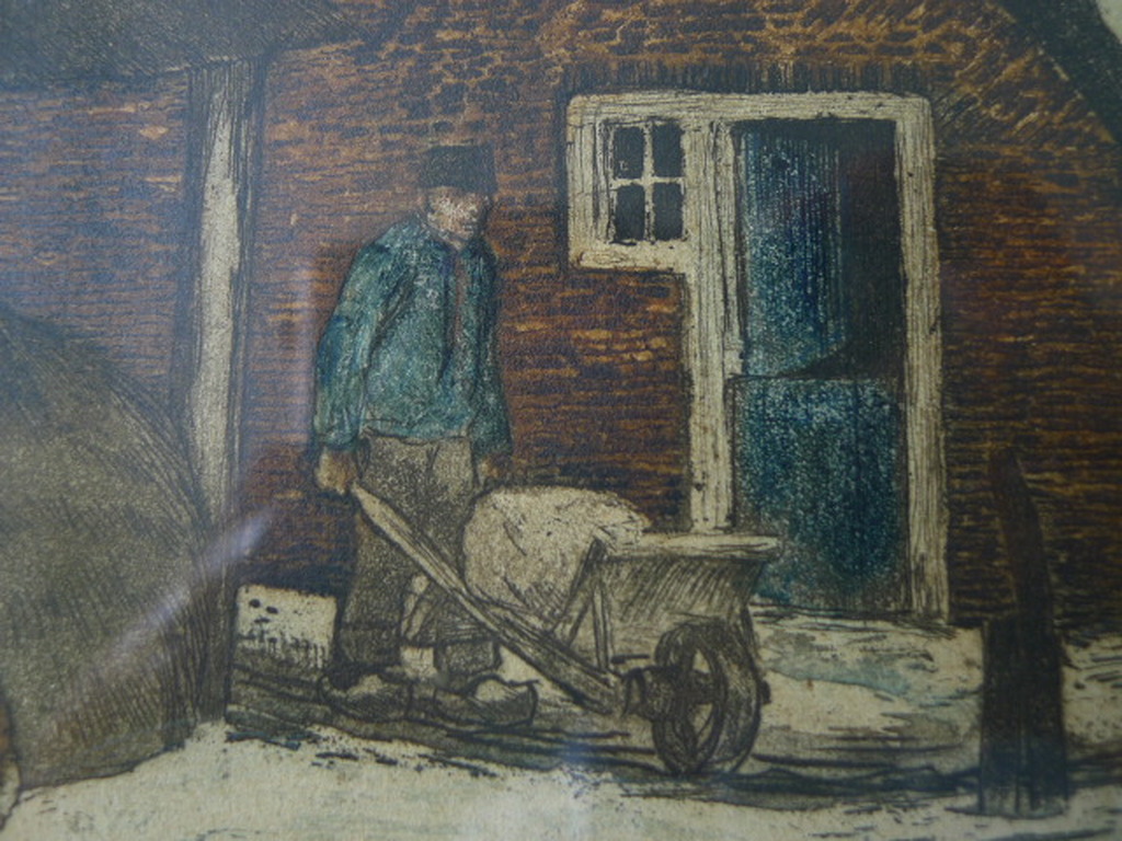 Tjeerd Bottema kleurenets / aquarel   Dooiweer       kopen? Bied vanaf 175!