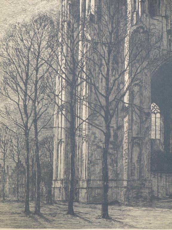 Eugene Lucker. St.-Lievensmonstertoren Zierikzee, Ets kopen? Bied vanaf 80!