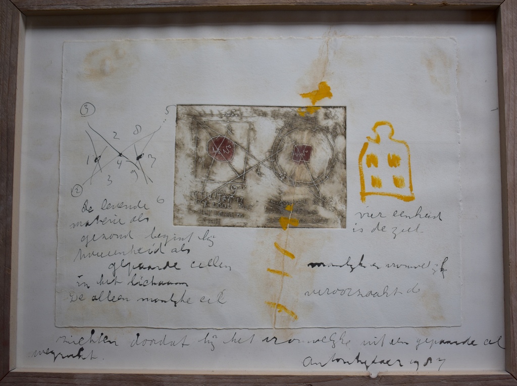 Anton Heyboer - Ets -'viereenheid is de ziel" kopen? Bied vanaf 650!