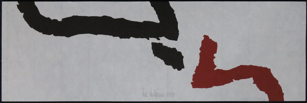 Cees Andriessen: Litho op Japans papier, Zonder titel verkocht voor € 45!