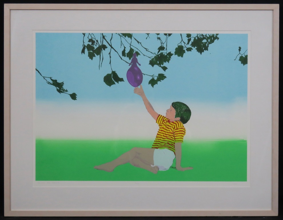 Jos van der Sommen: Zeefdruk, Later - Ingelijst kopen? Bied vanaf 20!