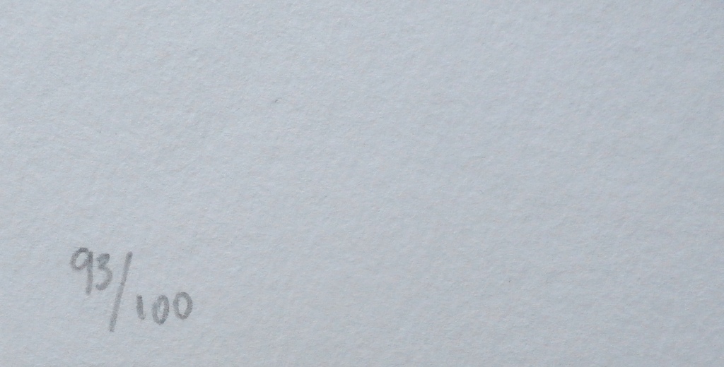 Herman Brood - zeefdruk: Hips (rood) kopen? Bied vanaf 175!