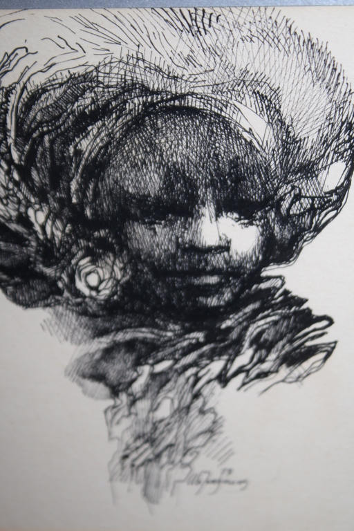 PORTRET SURINAAMSE VROUW door AB JONGMANS kopen? Bied vanaf 50!