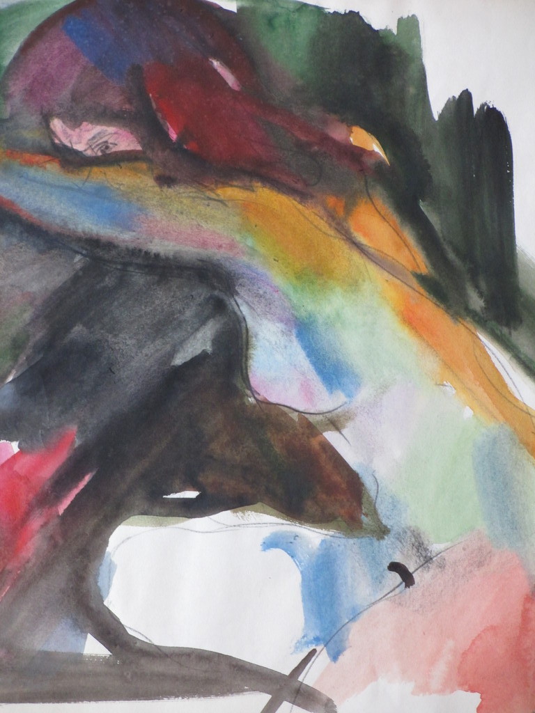 Bob ten Hoope, Zittende naakte vrouw, Gemengde techniek kopen? Bied vanaf 70!