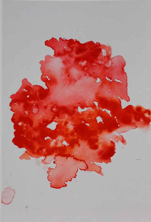 ARMANDO..-Compostie in rood - Giclee op katoenpapier.2015. Gesigneerd. Opl. 25 kopen? Bied vanaf 109!