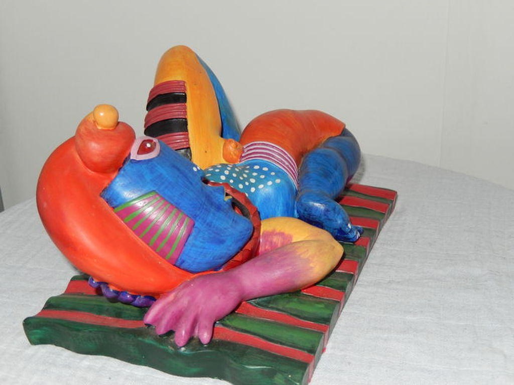 Clemens Briels, zeldzame sculptuur''Un Mediodia en la playa enamorade' uit 2004 kopen? Bied vanaf 179!