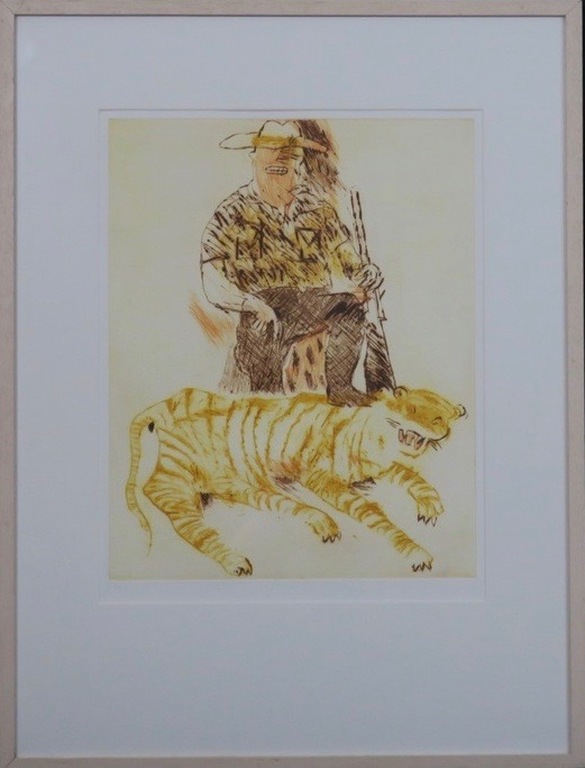 Robert Terwindt: Ets, Z.T. - Ingelijst kopen? Bied vanaf 1!