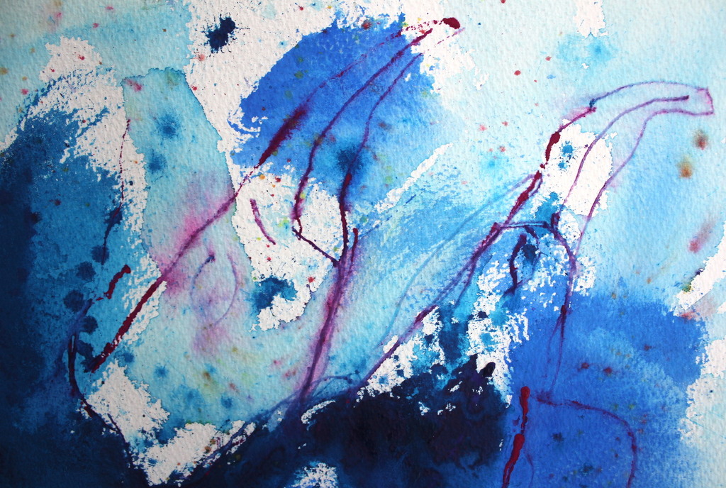 JOHANN VAN DEN NOORT, “Swimming birds” 2003, gouache kopen? Bied vanaf 20!