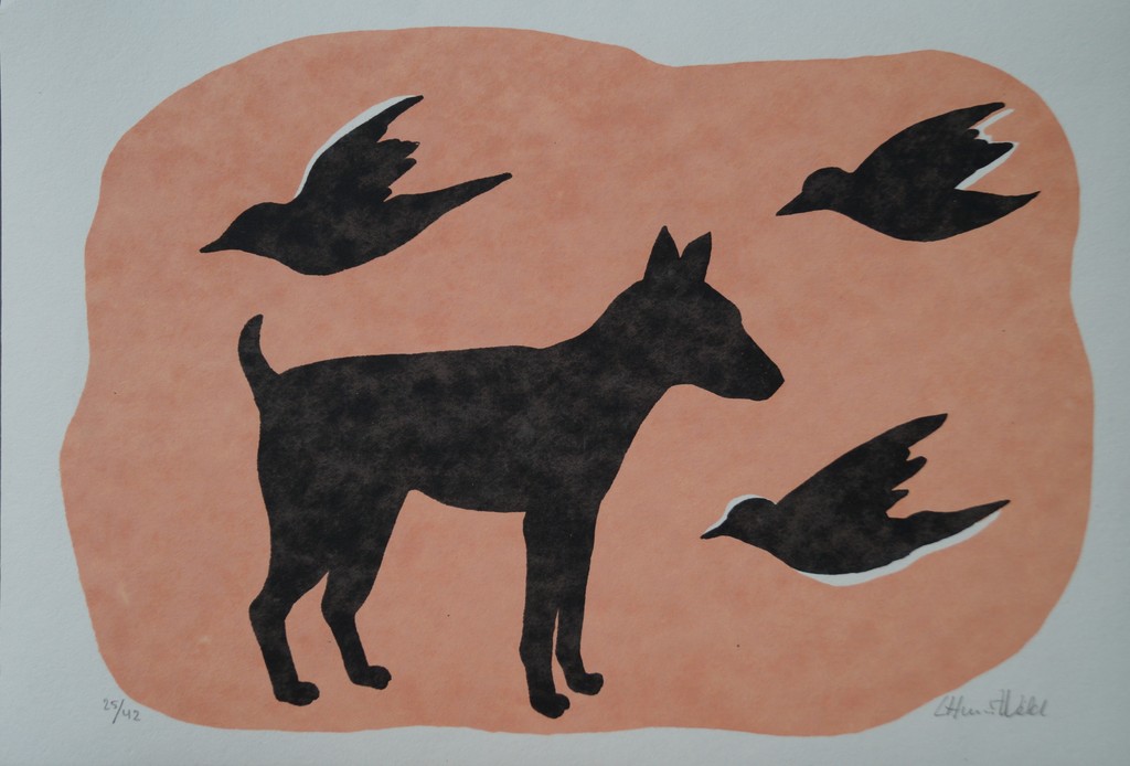 Loes Huis in 't Veld - gesigneerde zeefdruk - 42 ex. kopen? Bied vanaf 18!