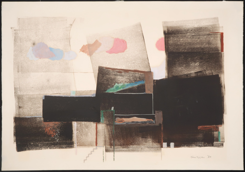 Gene Eggen: Monotype, Zonder titel kopen? Bied vanaf 1!