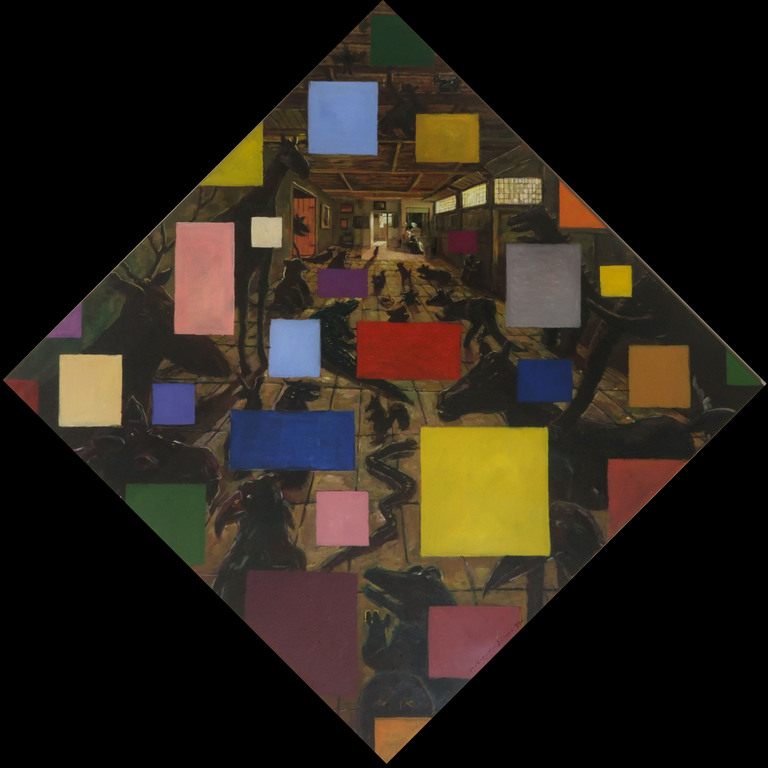 Rob van der Schoor: Acryl op doek, The Ark - Ingelijst (Groot) kopen? Bied vanaf 150!