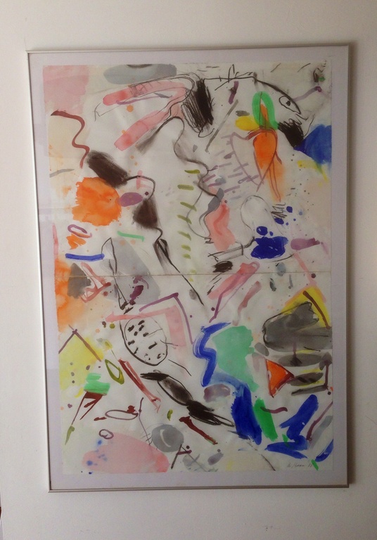 Jurjen de haan , gemengde techniek (gouache) verkocht voor € 85!