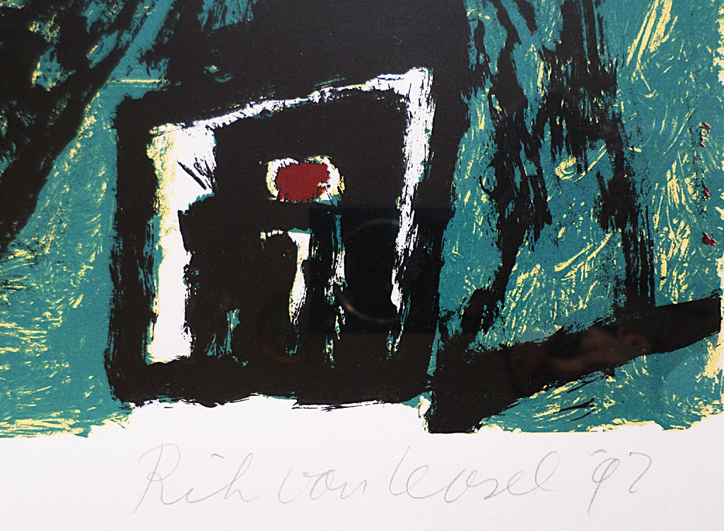 Rik van Iersel - Gesigneerde zeefdruk (mooi ingelijst, groot) kopen? Bied vanaf 85!