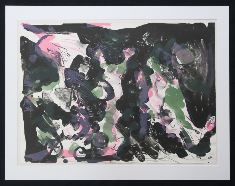 Ger Lataster: Litho, Donkere tuin verkocht voor € 80!