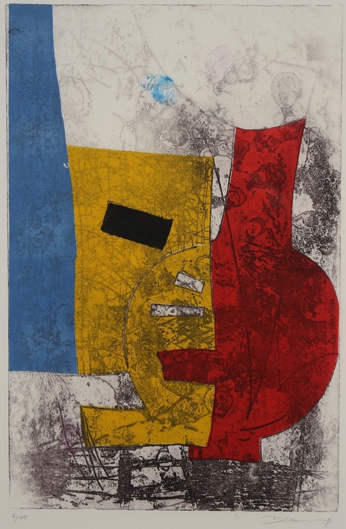 Onbekend gesigneerd: Ets en Aquatint, Z.T. - Ingelijst kopen? Bied vanaf 1!