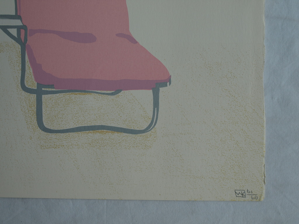 Wil Klaassen – Zeefdruk – Zonder titel – Gesigneerd – 76 x 56 cm kopen? Bied vanaf 1!