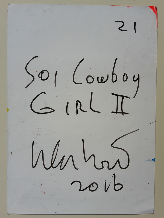 Peter Klashorst - Soi Cowbiy girl II - gemengde techniek op papier - gesigneerd kopen? Bied vanaf 65!