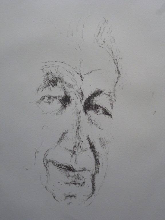 Paul Citroen - litho - Portret Willem Sandberg kopen? Bied vanaf 50!