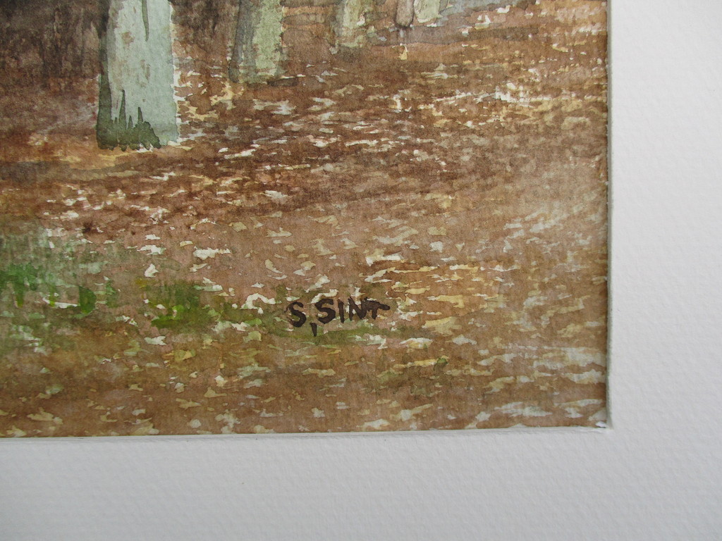 Simon Sint: Gouache, Herfstbos kopen? Bied vanaf 55!