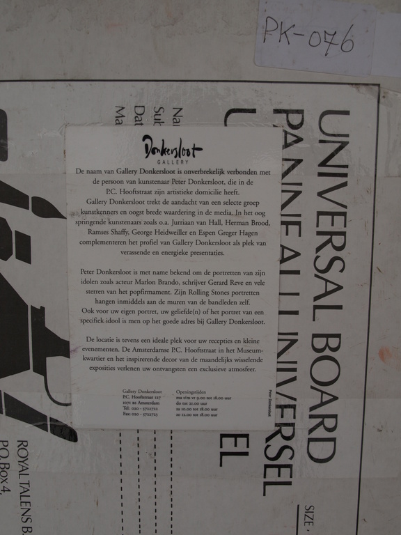 Peter Klashorst : acrylverf op board – Portret blonde vrouw – gesigneerd-ca 1998 kopen? Bied vanaf 50!