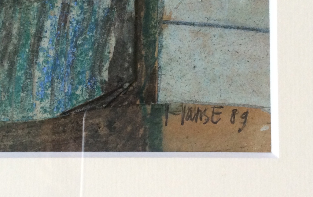 Hanse, waarschijnlijk Mieke Bijkerk-Hanse, gemengde techniek, 1989 kopen? Bied vanaf 1!