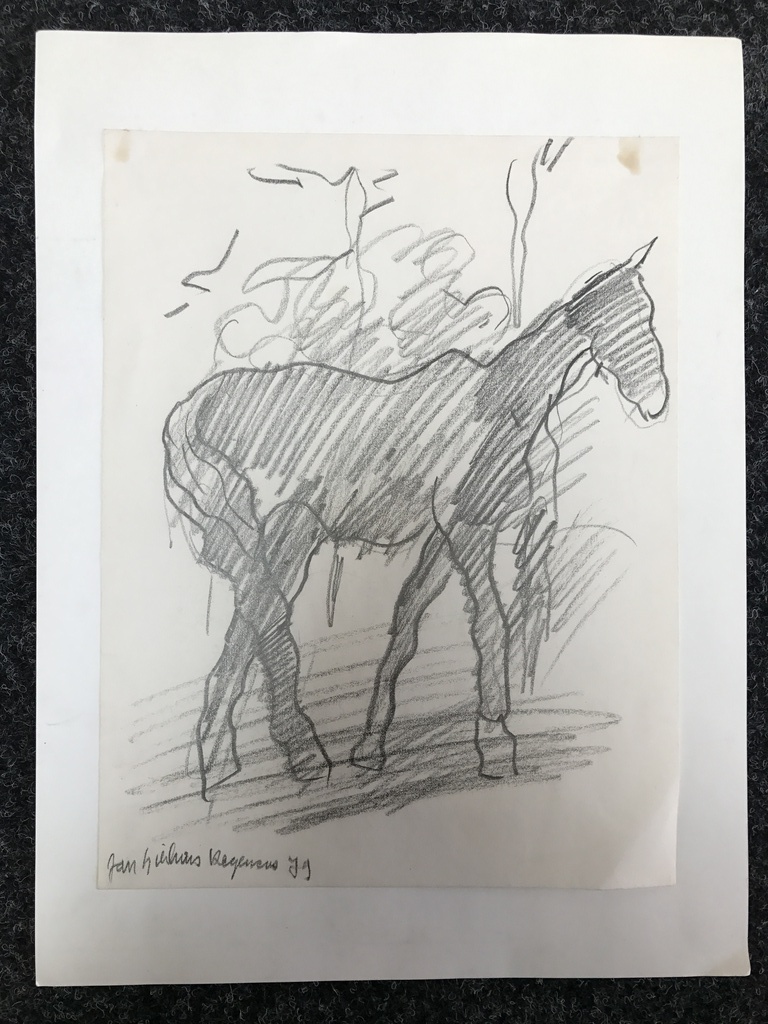 Jan Sierhuis  Prachtige tekening 1979-gesigneerd kopen? Bied vanaf 1!
