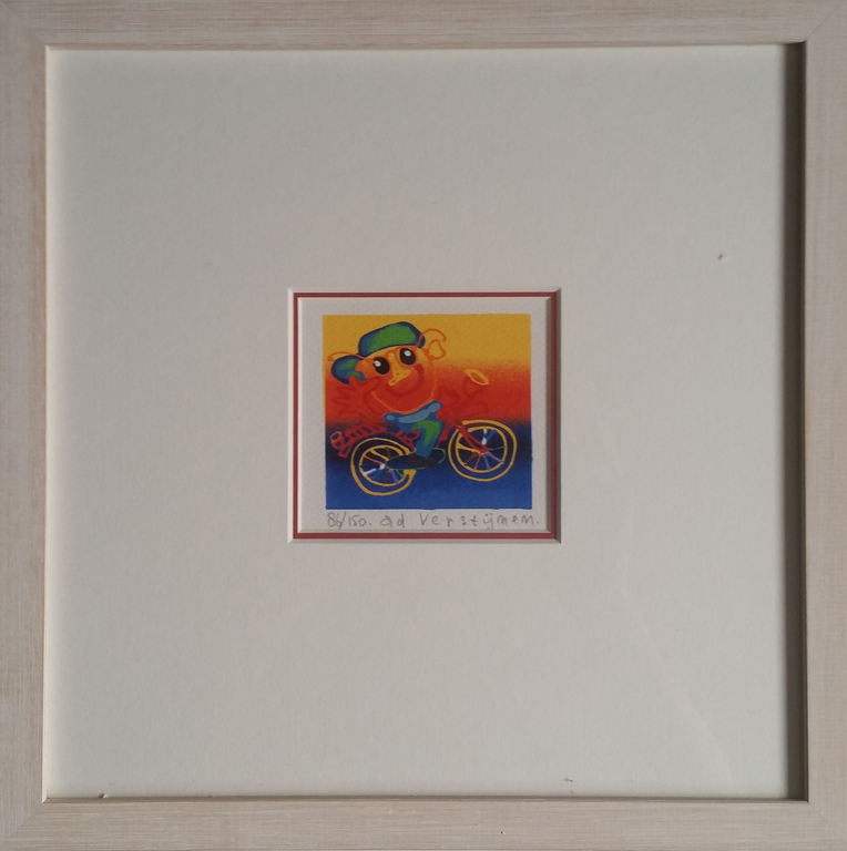 Ad Verstijnen - Gesigneerde originele zeefdruk kopen? Bied vanaf 1!