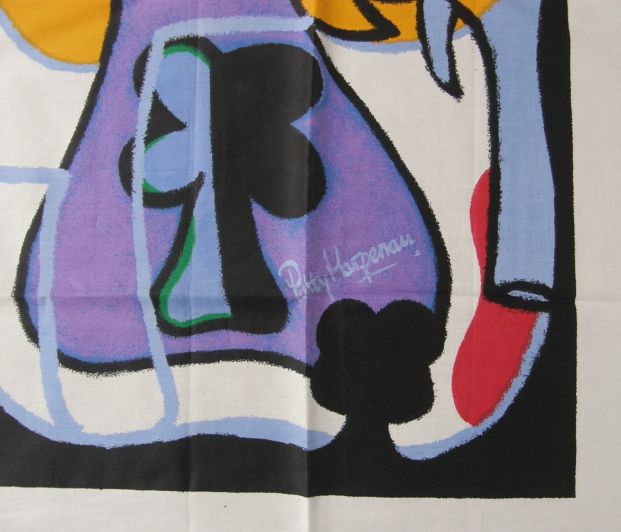 Patty Harpenau: Zeefdruk op linnen, gesigneerd in de druk kopen? Bied vanaf 40!