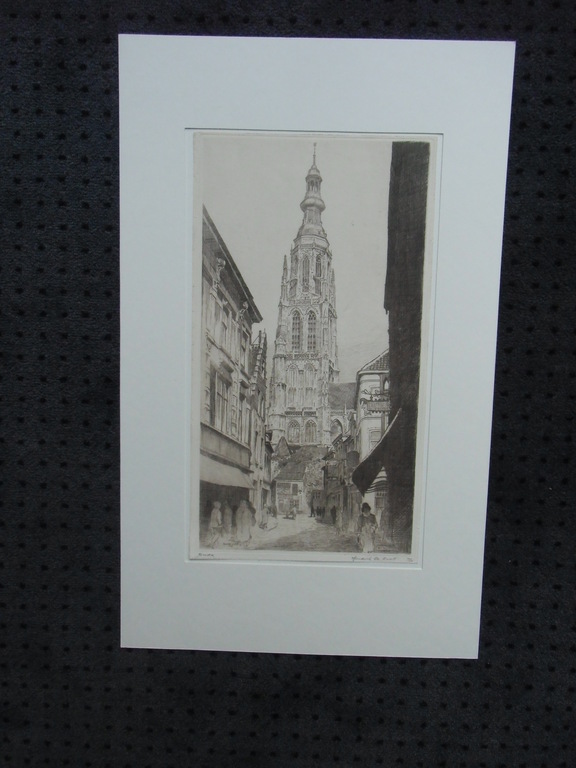 AcheterSTADSBEELD BREDA MET GROTE KERK // ETS VAN HENDRIK DE LAAT? Enchérissez de 40!