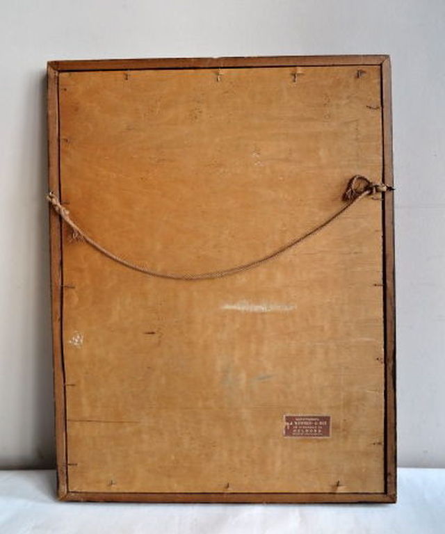 Antiek Stilleven van Anemonen-  olieverf - in ovaal houten lijst - ca. 1925 kopen? Bied vanaf 1!