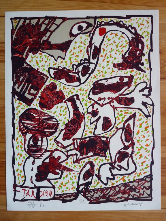 Pierre Alechinsky, litho  kopen? Bied vanaf 550!