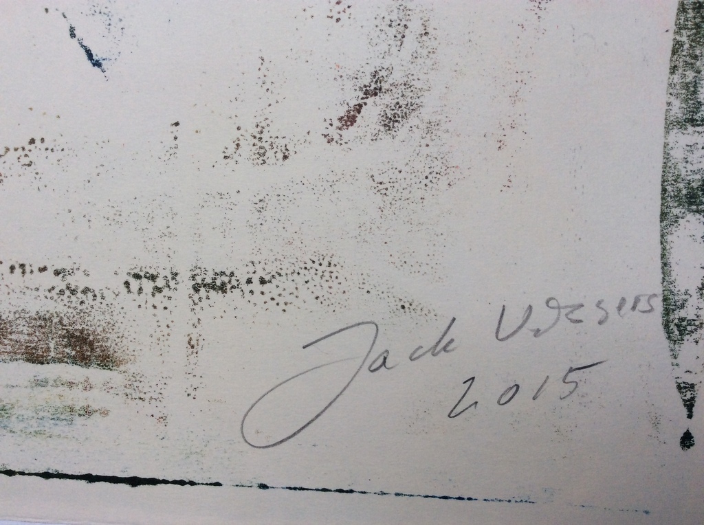 Jack Vissers - abstracte constellatie, acryl op papier kopen? Bied vanaf 1!