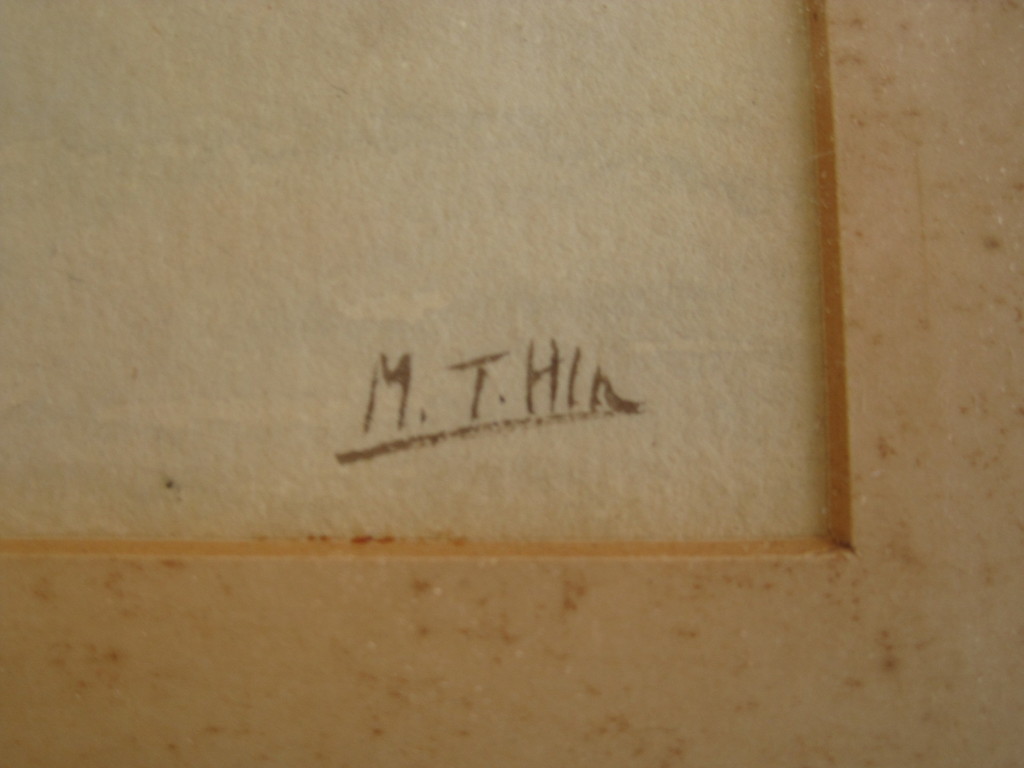 Indonesie omstreeks 1900 gesigneerde aquarel "zeilboten op rivier bij tempel"  kopen? Bied vanaf 1!