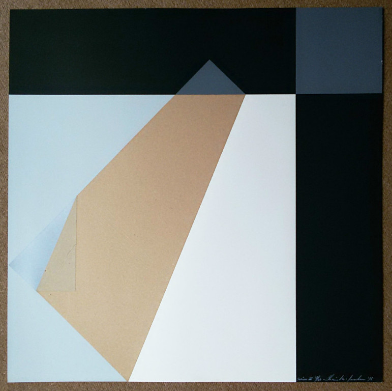 Christa van Santen - Serie II, zeefdruk met collage kopen? Bied vanaf 95!