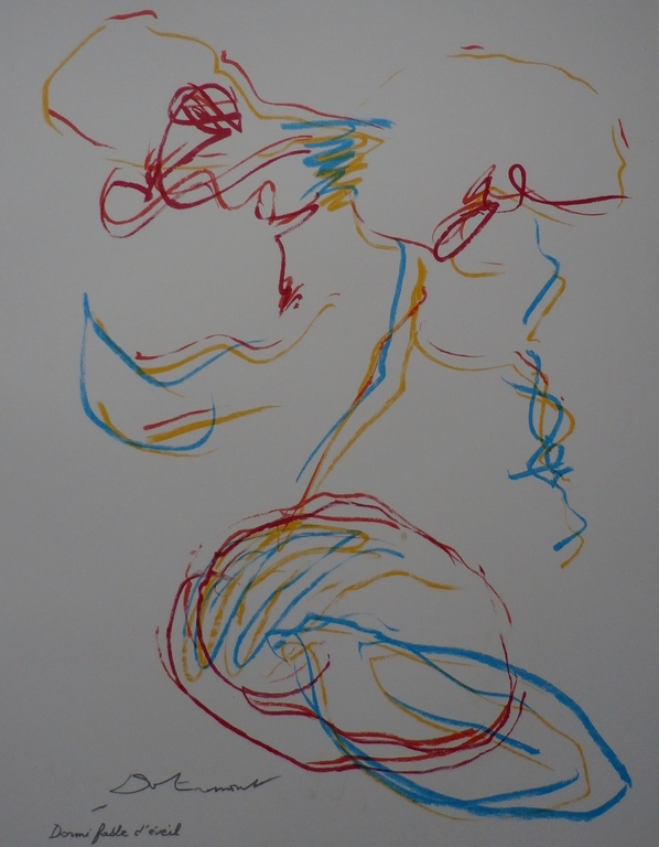 Laatste keer: Karel Appel & Christian Dotremont - proefzeefdruk - 1982 verkocht voor € 199!