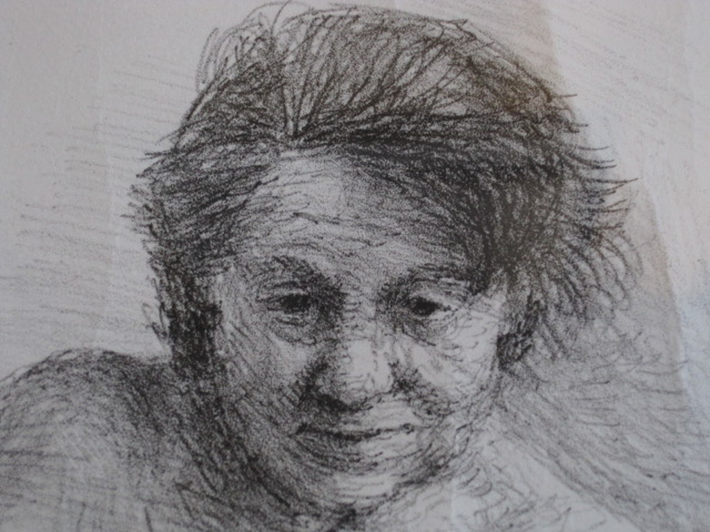 Aat Veldhoen (1934-) litho "zittend naakt" gesigneerd 1964 kopen? Bied vanaf 1!