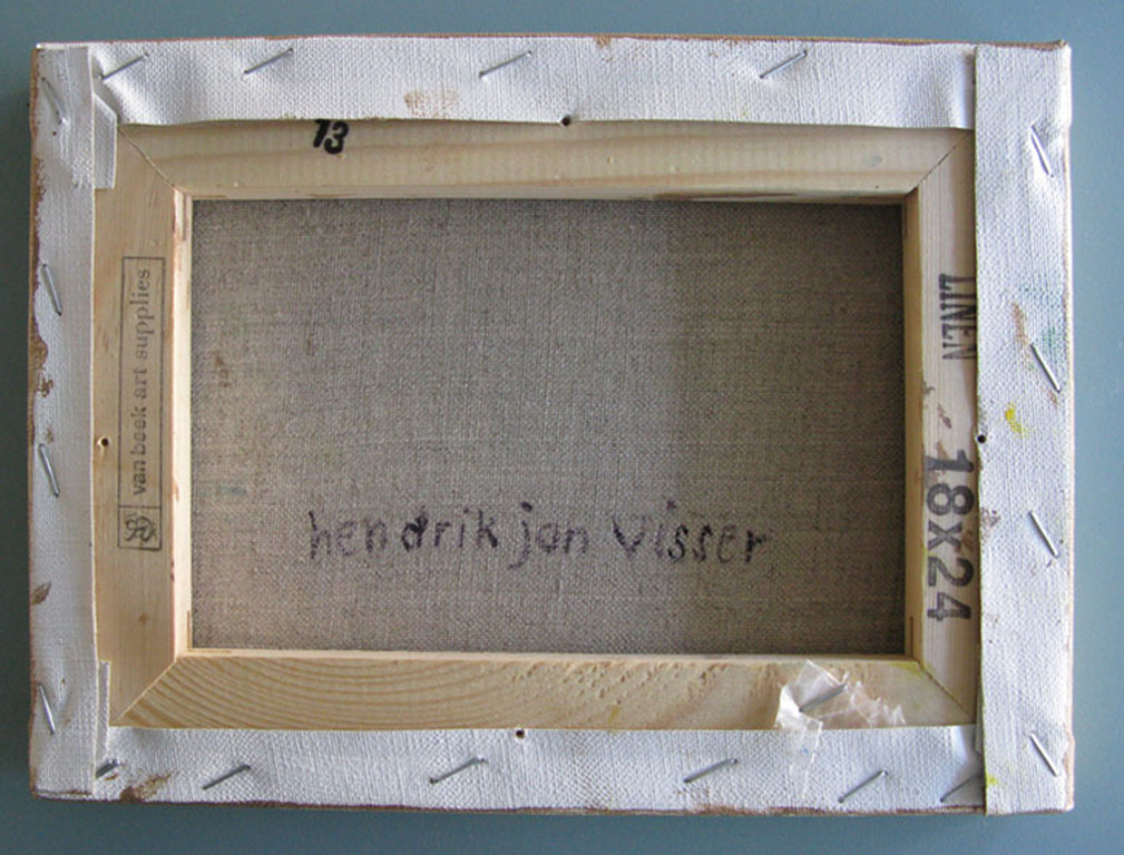 Hendrik Jan Visser - STRANDDAG - olieverf op doek kopen? Bied vanaf 1!