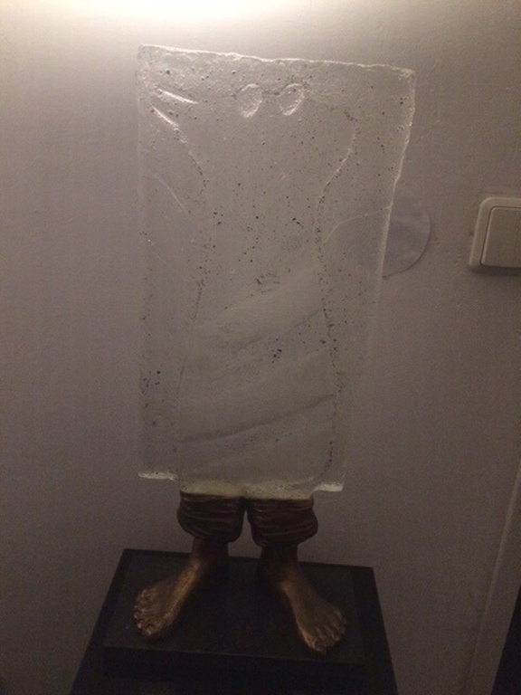 Sjaak Smets, glas met brons, Vrouwenlichaam kopen? Bied vanaf 900!