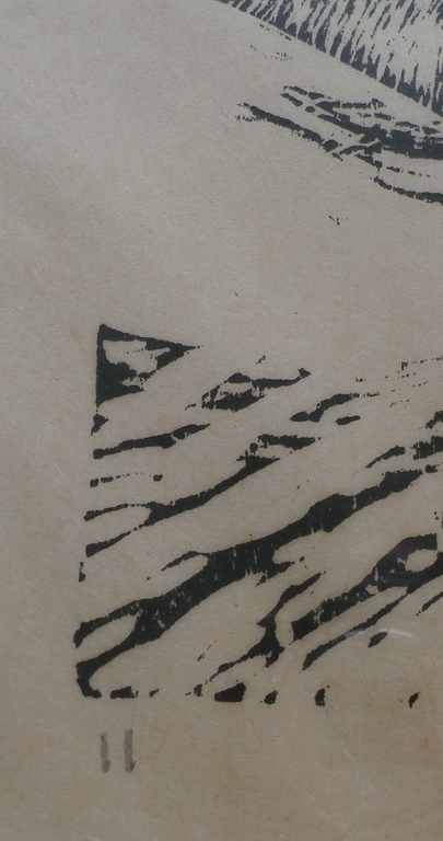 Herman Gordijn - houtsnede: naakt  kopen? Bied vanaf 90!