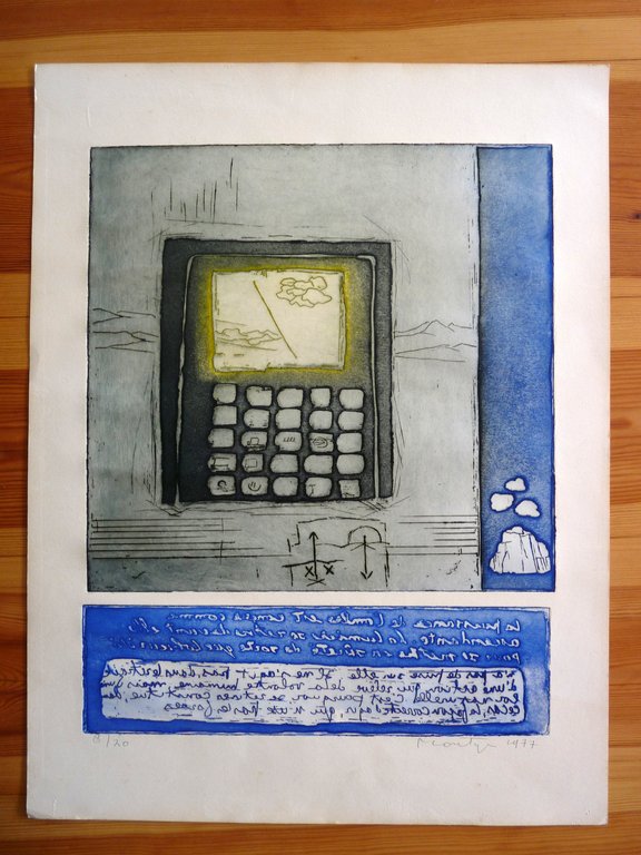 Jan Montyn, ets, "Terugtocht van het licht". kopen? Bied vanaf 175!