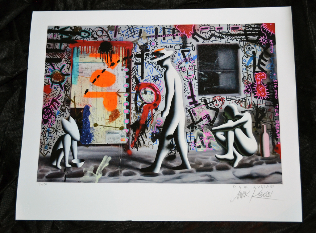 AcheterMark Kostabi en Paul Kostabi - Giclee - 2x volledig handgesigneerd - gelimiteerde oplage - 2013? Enchérissez de 1!