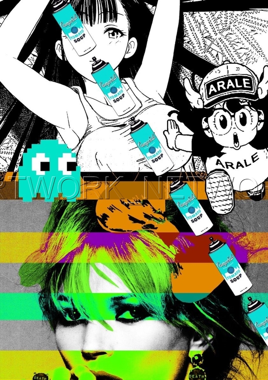 Large Print Painting "Kate Mix G" Signed Numbered A/P or 1 to 100 with COA kopen? Bied vanaf 1!