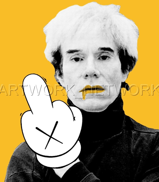 Large Print Painting "Warhol Finger" Signed Numbered A/P or 1 to 100 with COA kopen? Bied vanaf 1!