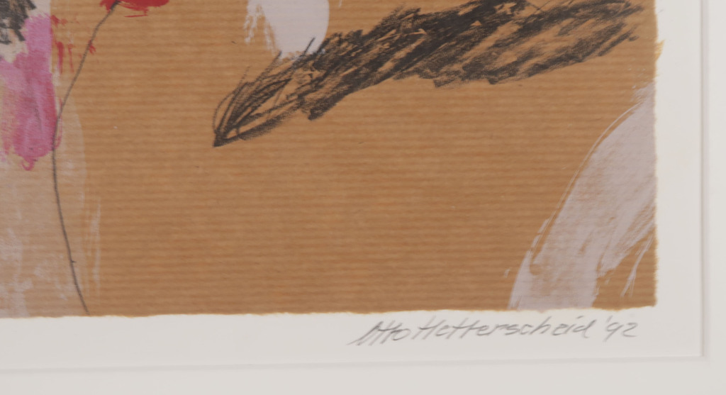 Otto Hetterscheid: Zeefdruk, Z.T. kopen? Bied vanaf 20!