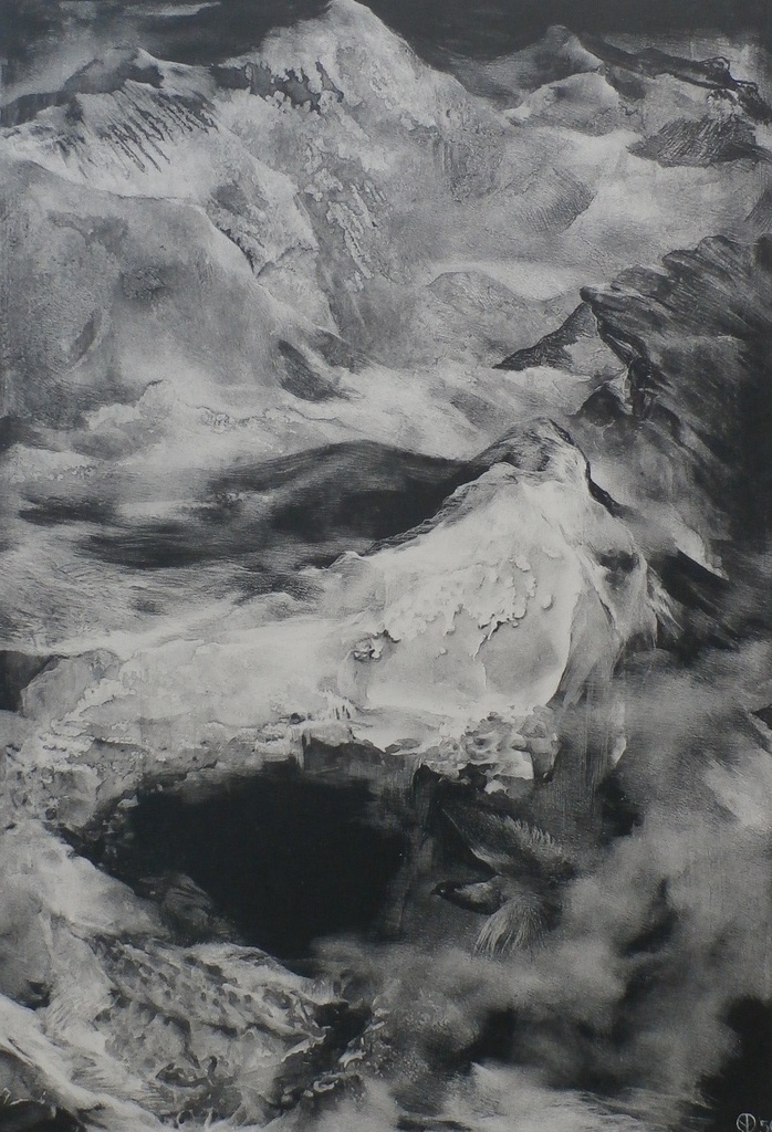 Aart van Dobbenburgh - Litho - 16e landschap - 1956 verkocht voor € 45!